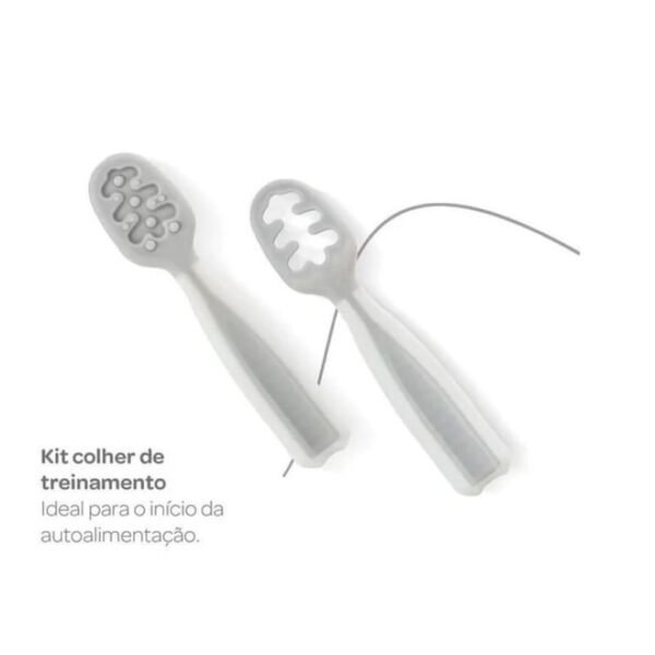 KIT COLHER TREINAMENTO CINZA - 13143 - Imagem 2