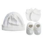 KIT TOUCA, LUVA, SAP. BRANCO