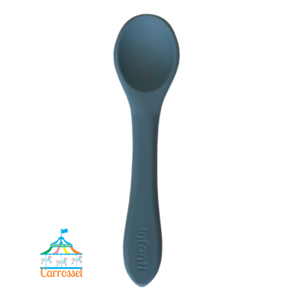 GARFO E COLHER SILICONE AZUL - Imagem 2