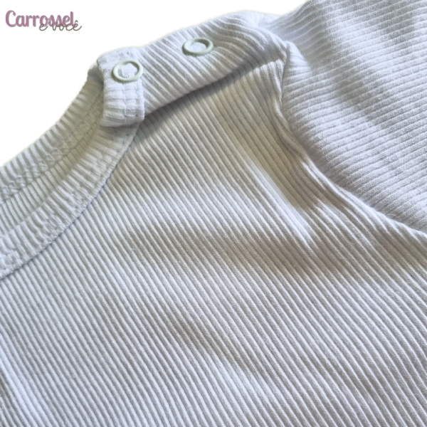 CONJUNTO CANELADO BRANCO TAM.1 - Imagem 2